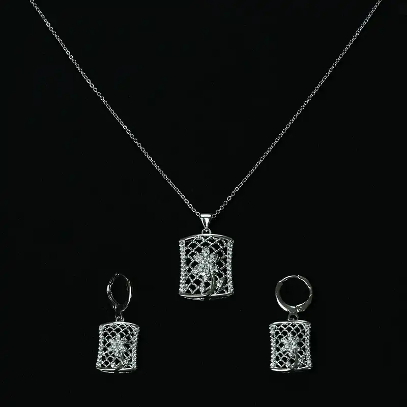 نیم ست زنانه مدل پولک ماهی و طرح گل