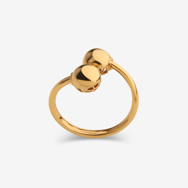 انگشتر طلا 18 عیار زنانه میو گلد مدل DG-R126 سایز 59