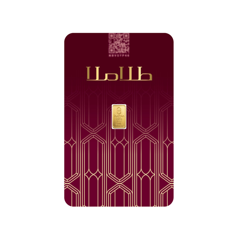 شمش طلا 24 عیار طلا ملا مدل TM0.2