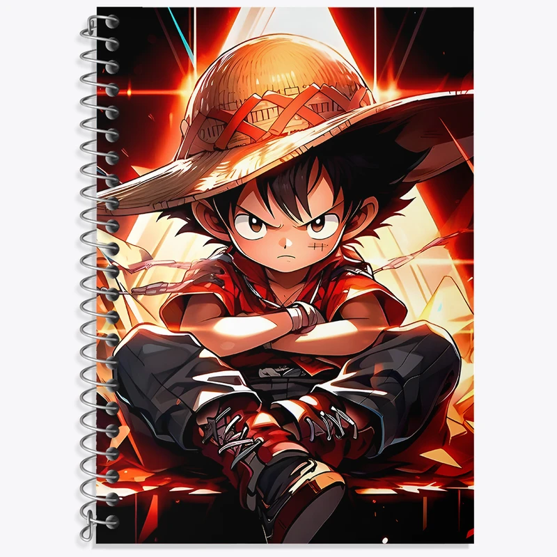 دفتر لغت 50 برگ خندالو طرح لوفی انیمه وان پیس کد N4432