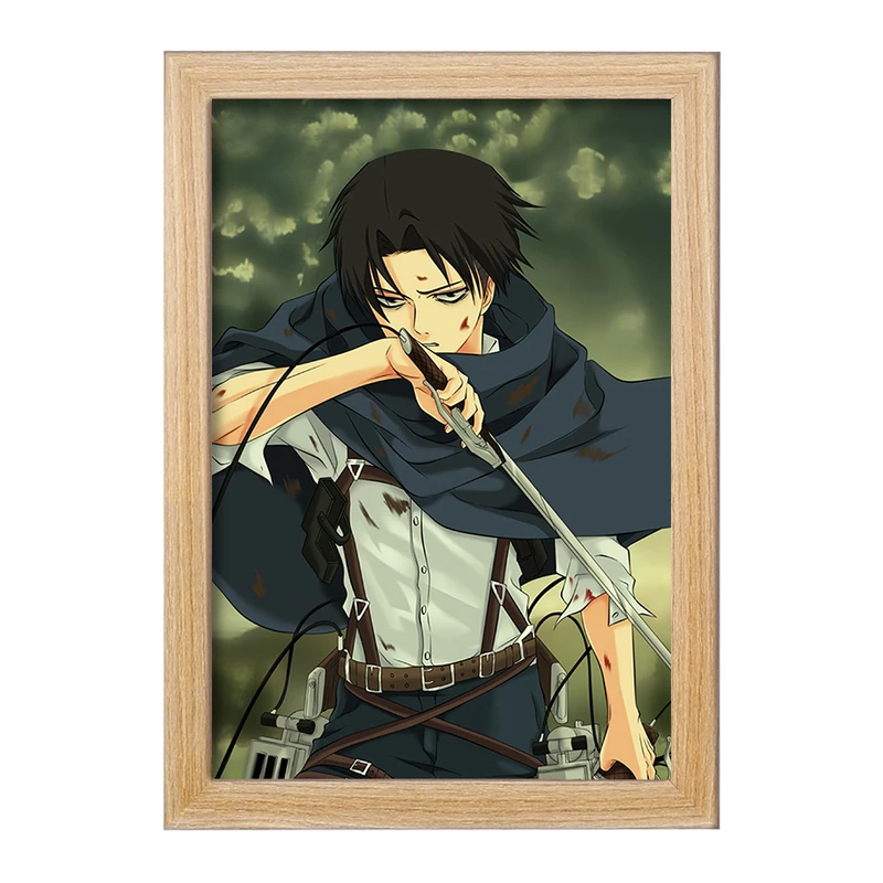 تابلو خندالو مدل لیوای آکرمن انیمه اتک آن تایتان Attack on Titan  کد 11025