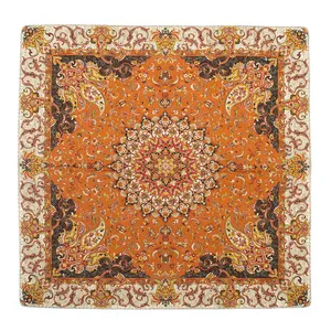 رومیزی ترمه کارگاه رستا طرح 104-14-1 سایز 100 در 100