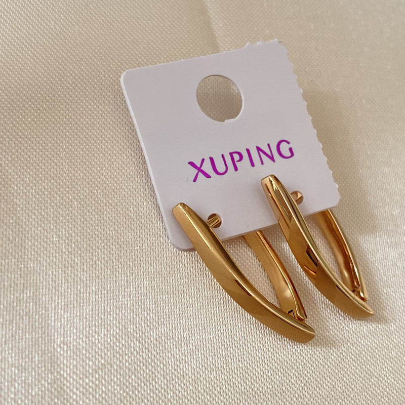 گوشواره زنانه ژوپینگ مدل خطی براق مات گوشواره زنانه ژوپینگ مدل خطی براق مات