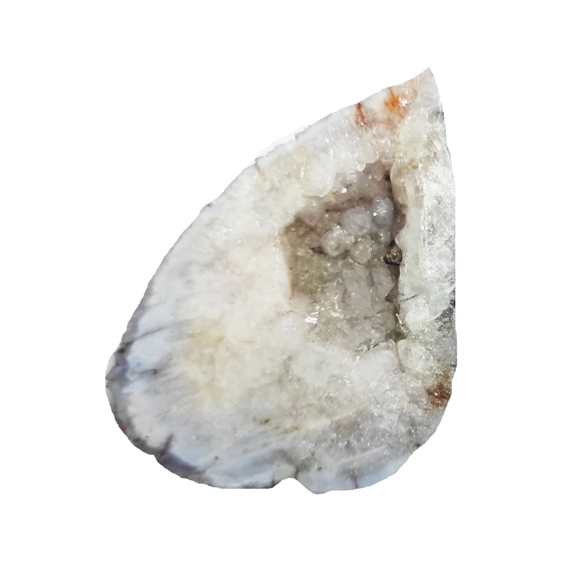 سنگ راف کوارتز عقیق مدل توپی کریستالی 178542