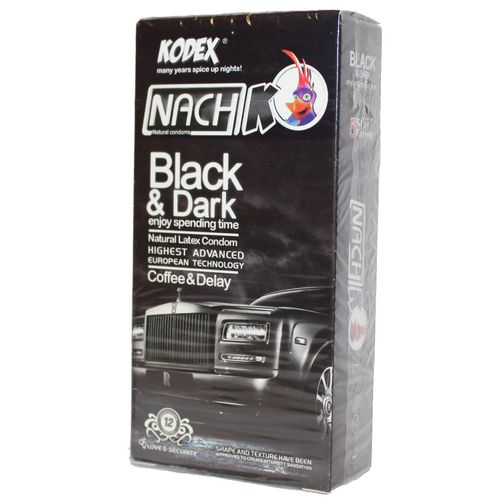 کاندوم کدکس مدل Black Dark بسته 12 عددی