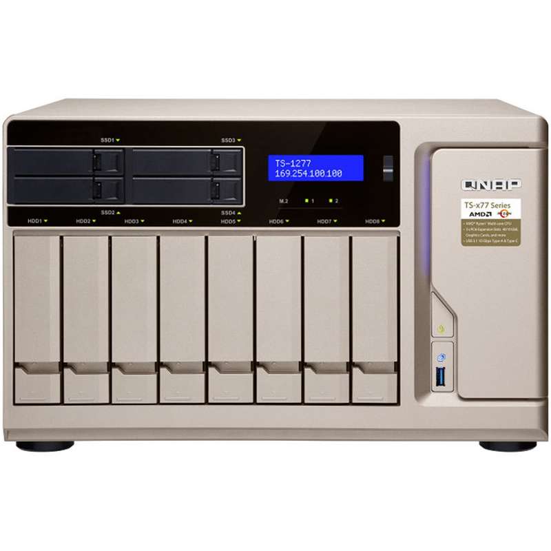 ذخیره ساز تحت شبکه کیونپ مدل TS-1277-1600-8G ذخیره ساز تحت شبکه کیونپ مدل TS-1277-1600-8G