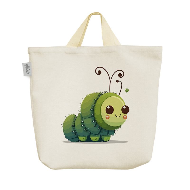 ساک خرید خندالو مدل کرم کد H1572