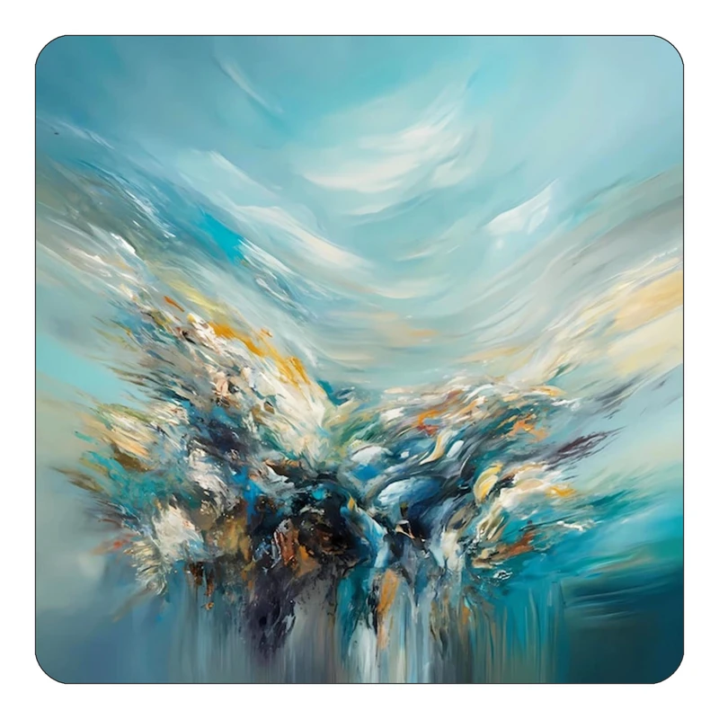 مگنت کاکتی طرح نقاشی رنگ روغن مدل mp69409