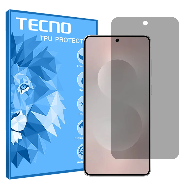 محافظ صفحه نمایش حریم شخصی تکنو مدل Resistant مناسب برای گوشی موبایل سامسونگ Galaxy S25 Edge