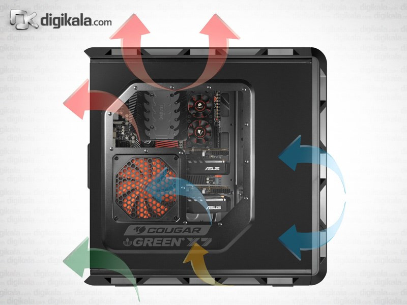 کیس کامپیوتر گرین کوگار X7 3