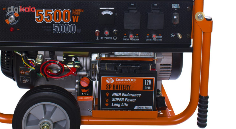 موتور برق 5.5 کیلو وات دوو مدل GD 6500E