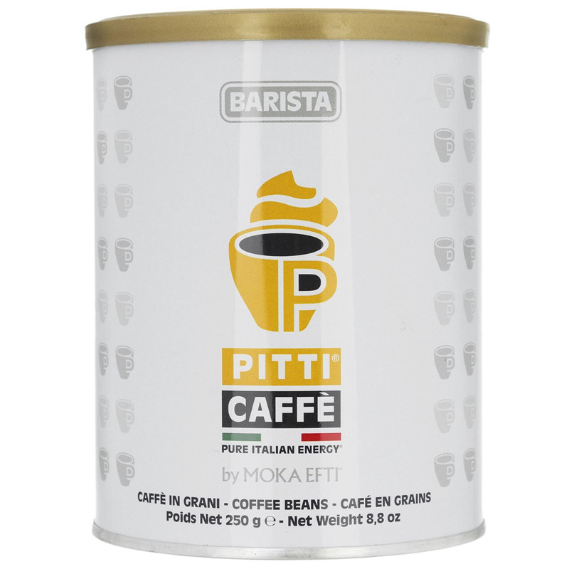 قوطی دانه قهوه پیتی کافه مدل Barista مقدار 250 گرم