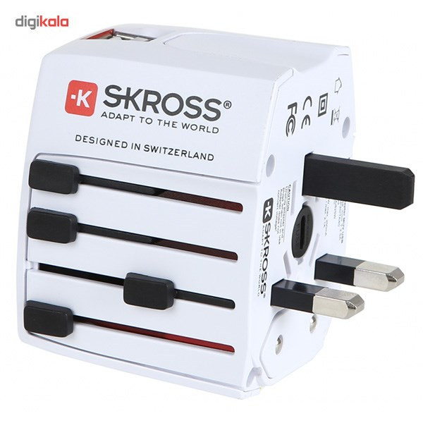 آداپتور اسکراس مدل World Adapter MUV USB