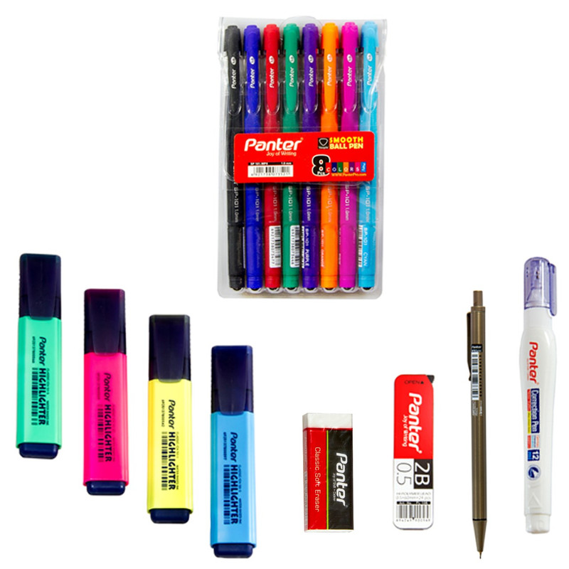 ست لوازم تحریر پنتر کد 284 مجموعه 9 عددی