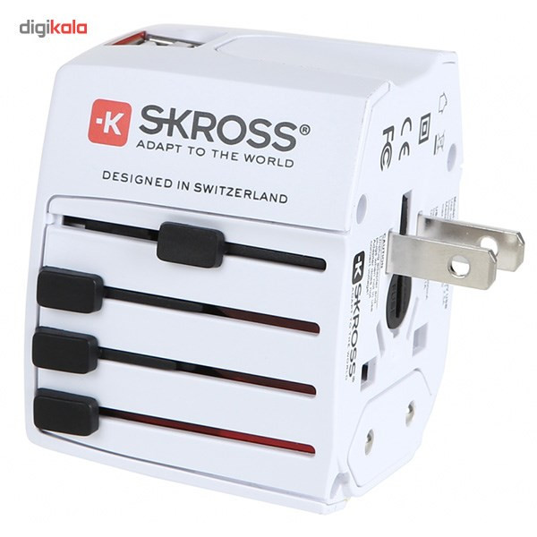 آداپتور اسکراس مدل World Adapter MUV USB
