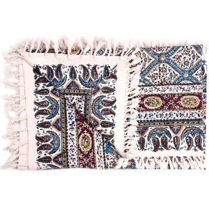 سفره قلمکار اعلا اثر چیت ساز طرح 1 سایز 80 × 80 سانتی متر