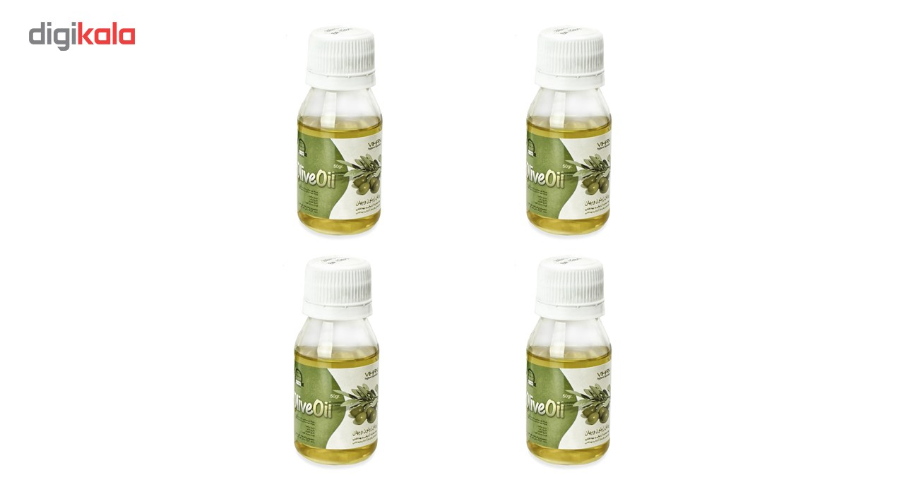 روغن زیتون موضعی ویهان حجم 50 گرم مجموعه 4 عددی