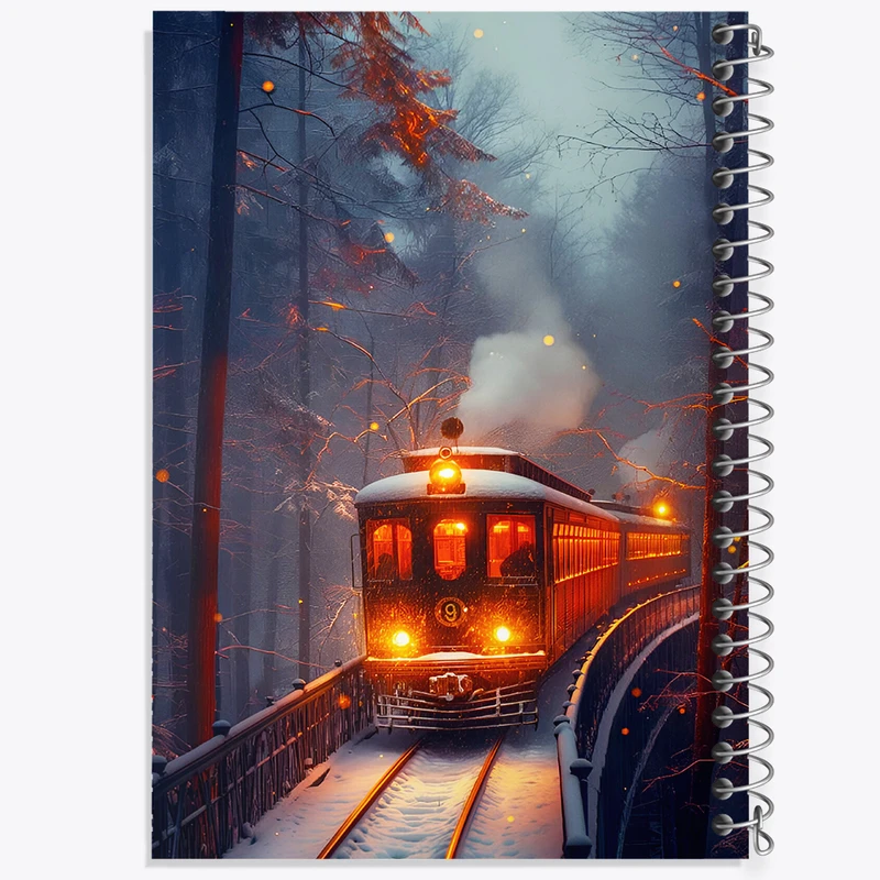 دفتر مشق 50 برگ خندالو طرح قطار کد F5876