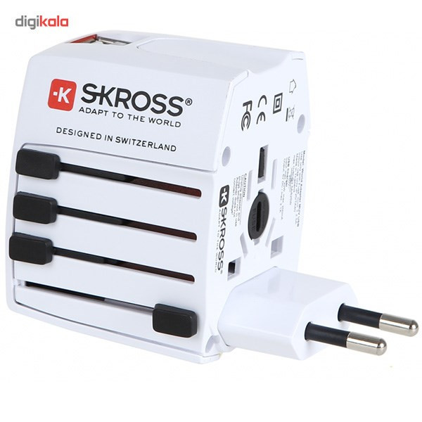 آداپتور اسکراس مدل World Adapter MUV USB
