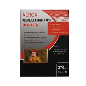 کاغذ عکس زیراکس مدل Rough Satin سایز A6 بسته 50 عددی
