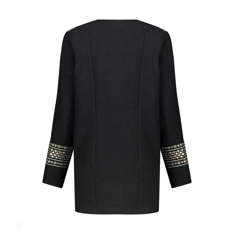 عکس شماره 3 : مانتو کتی زنانه مدل ترمه