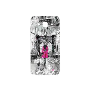 MAHOOT Collage of Catwalk Bridge Cover Sticker for Samsung Galaxy J5