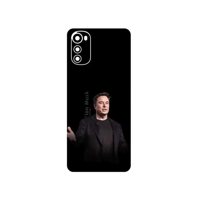 برچسب پوششی ماهوت مدل Elon_Musk مناسب برای گوشی موبایل موتورولا Moto E32s