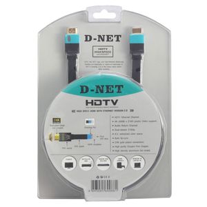 نقد و بررسی کابل HDMI دی-نت مدل HDTV 2.0 طول 5 متر توسط خریداران