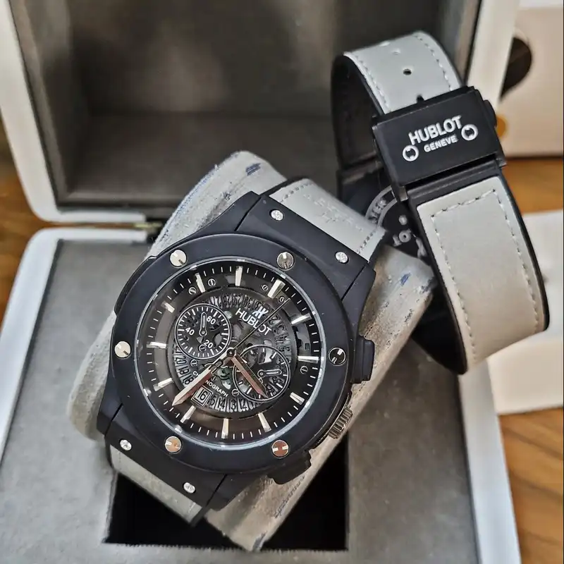 ست ساعت مچی عقربه ای زنانه و مردانه  مدل اسکلتونTm