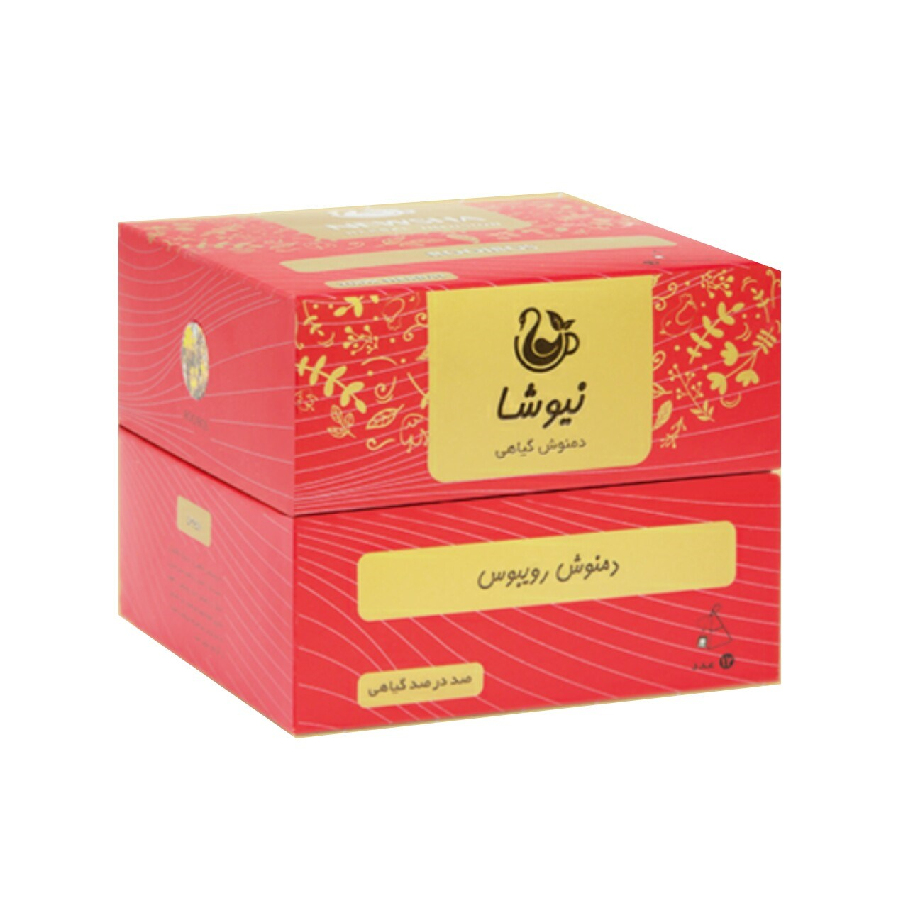 بسته دمنوش مثلثی رویبوس نیوشا مدل Rooibos