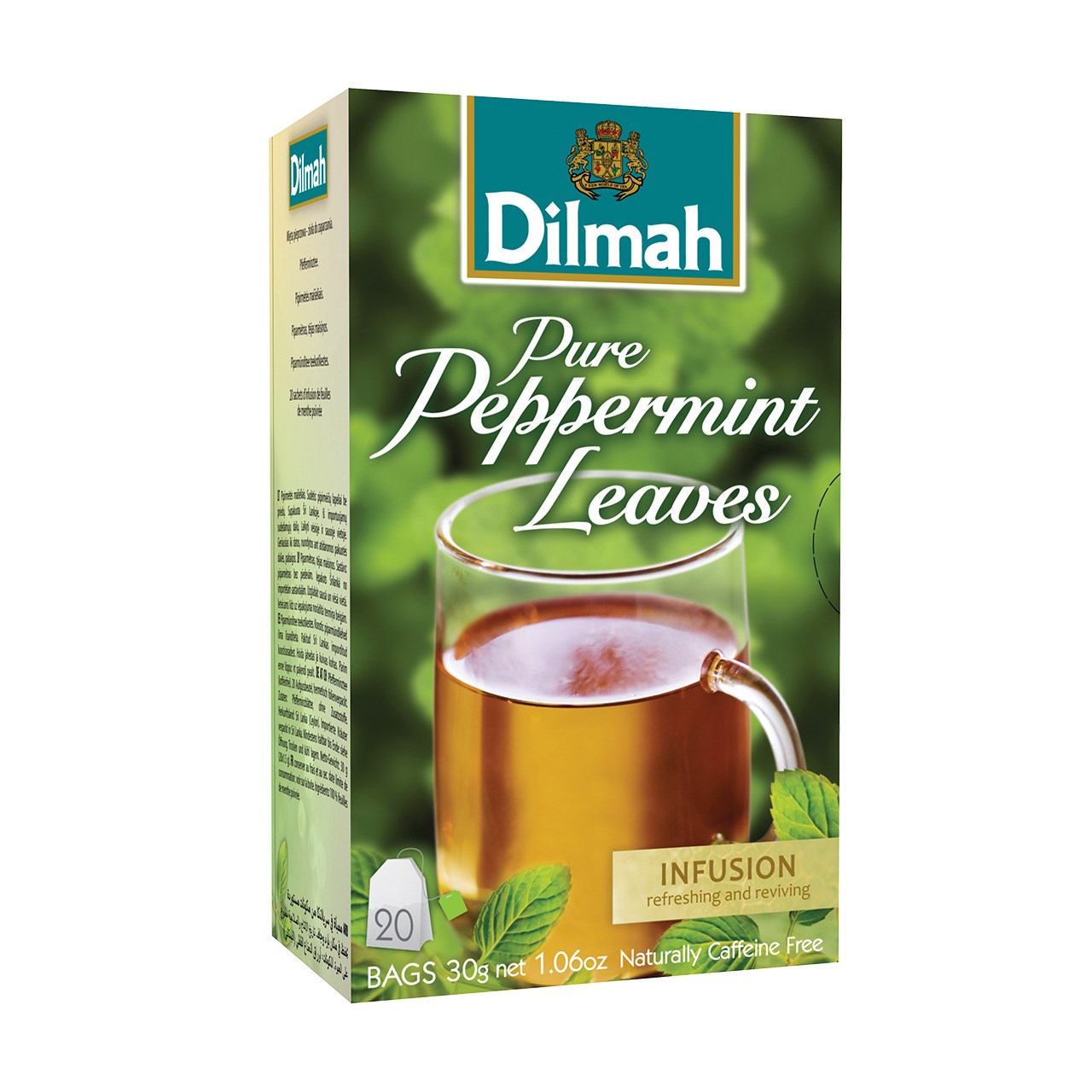 بسته دمنوش گیاهی دیلما مدل Pure Peppermint Leaves