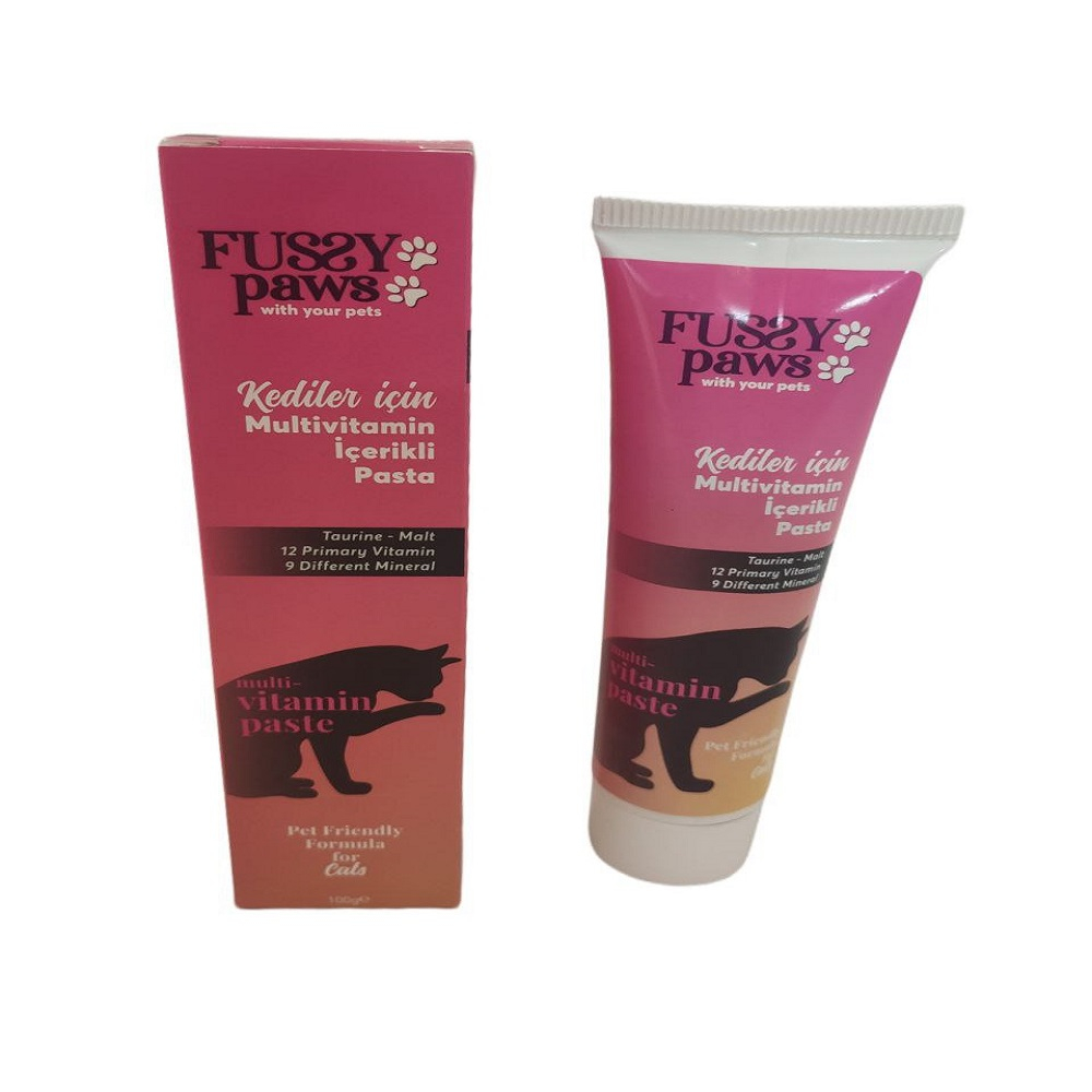 خمیر مولتی ویتامین گربه فاسی پاوس مدل Vitamin paste وزن 100 گرم
