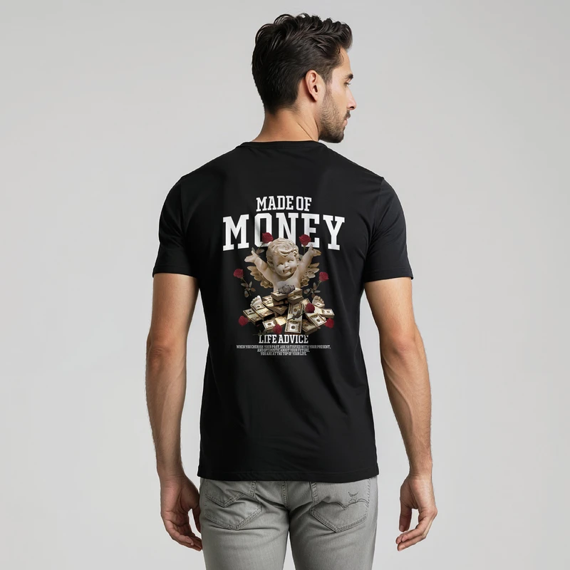 تی شرت آستین کوتاه مردانه مدل 14030703g