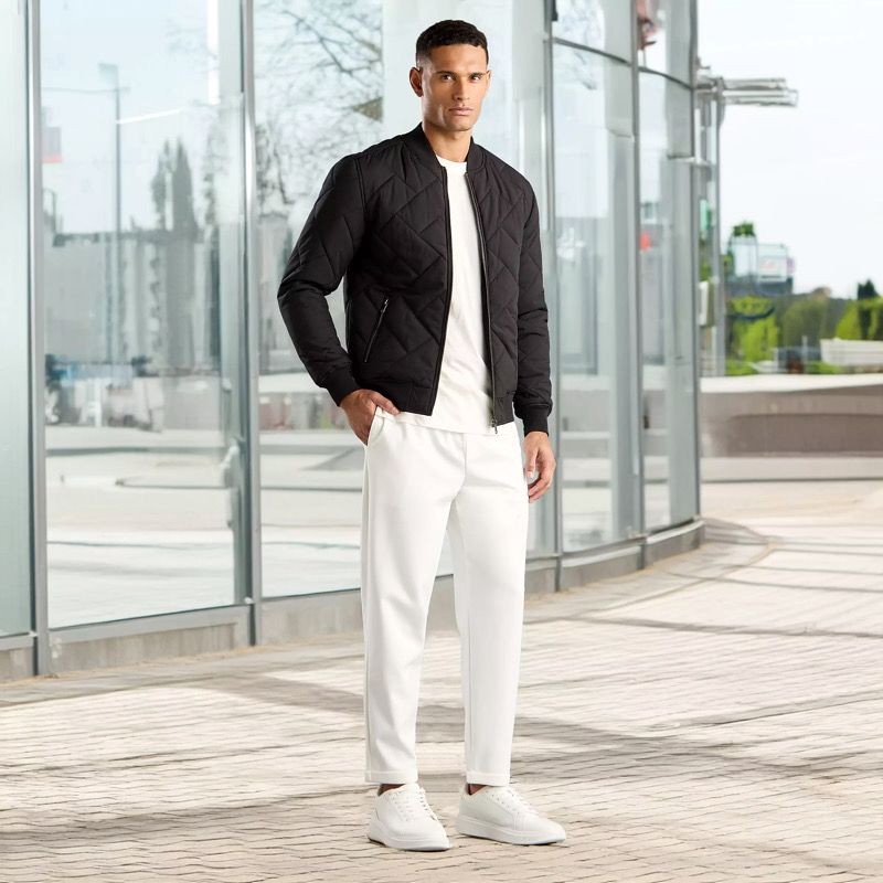 کاپشن مردانه مکس مدل Quilted Zip Through Bomber -  - 5