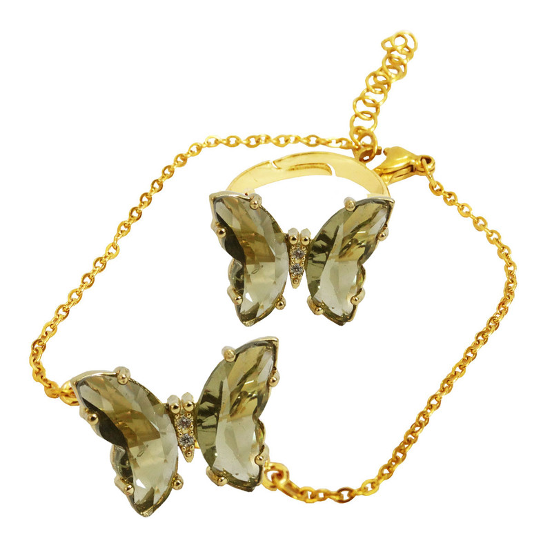 نیم ست دخترانه مدل پروانه رویایی SGR 10