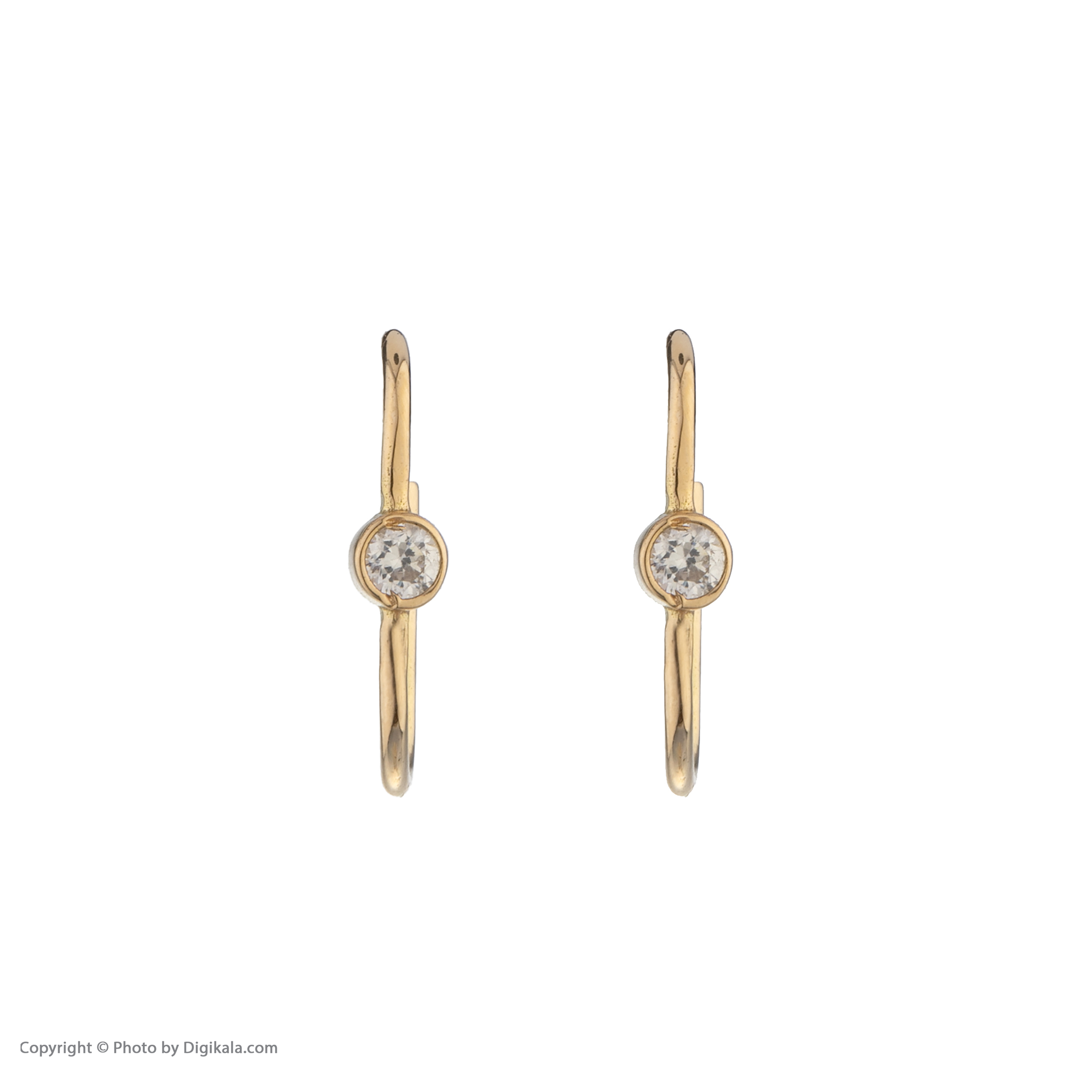 گوشواره طلا 18 عیار زنانه پرسته مدل WE680