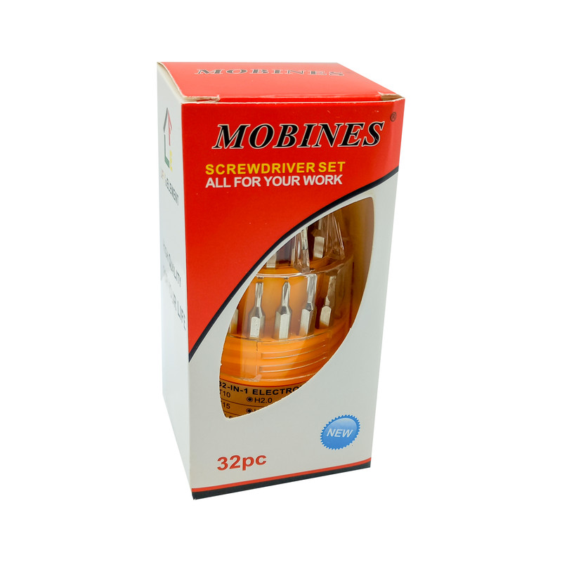 پیچ گوشتی موبینس مدل Y32 مجموعه 32 عددی