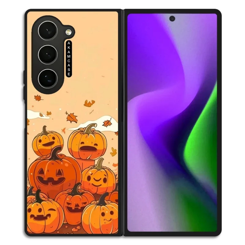 کاور آکام مدل AMC-WSGZFOLD6-PUMPKIN-4 مناسب برای گوشی موبایل سامسونگ Galaxy Z Fold 6