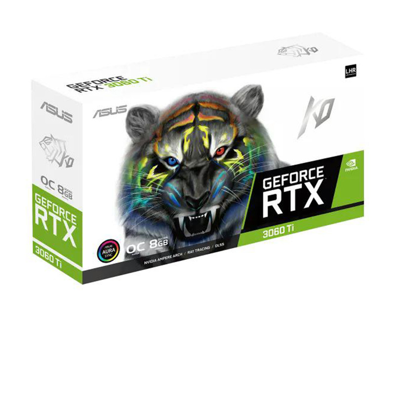 کارت گرافیک ایسوس مدل KO-RTX3060TI-O8G-GAMING-V2