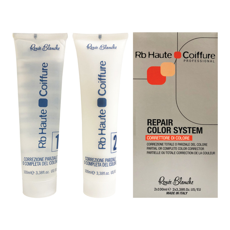کرم بی رنگ کننده مو رنه بلانش مدل REPAIR COLOR SYSTEM حجم 100 میلی لیتر بسته 2 عددی