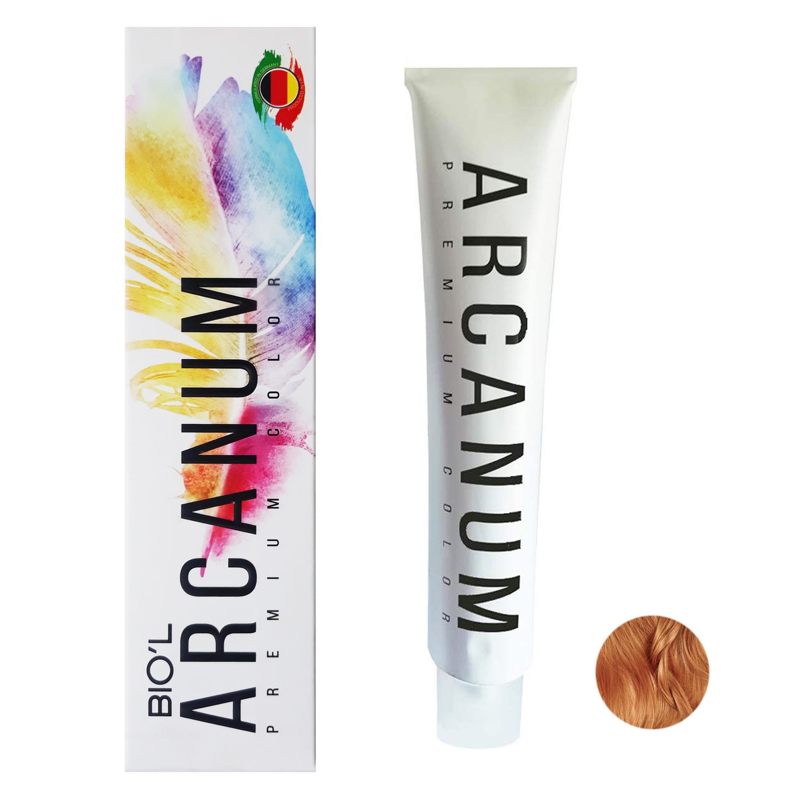 رنگ مو بیول مدل Arcanum شماره 8.84 حجم 120 میلی لیتر رنگ بلوند شکلات پرتغالی روشن -  - 1