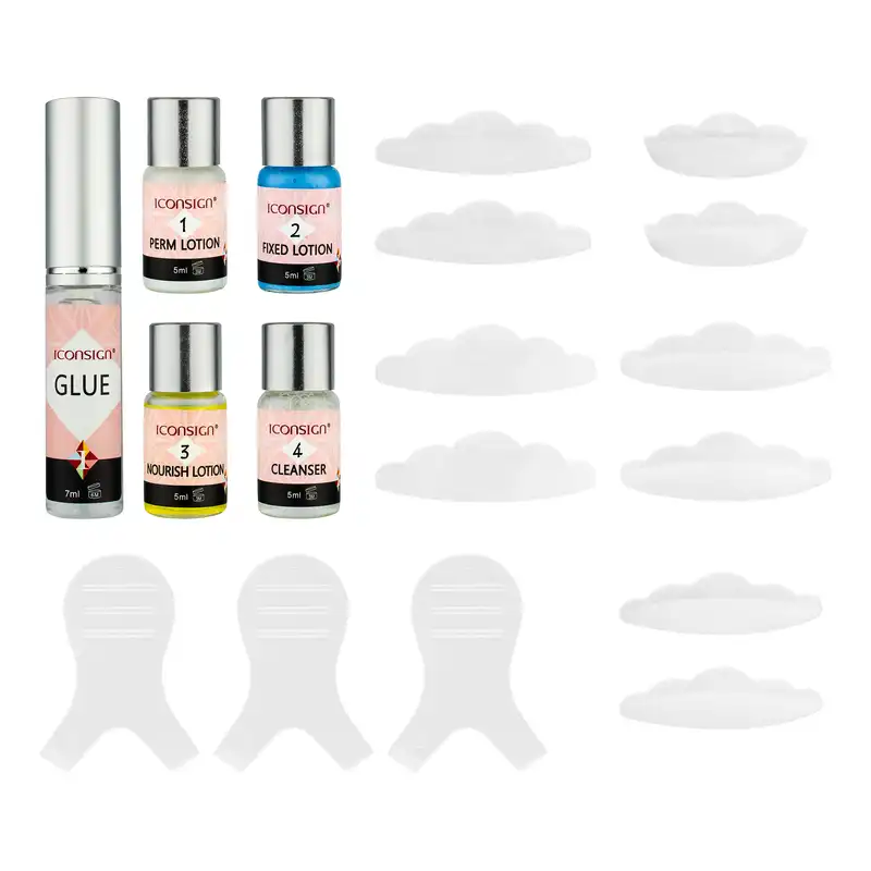 لیفت ابرو و مژه آیکون ساین مدل Lash Lift مجموعه 18 عددی