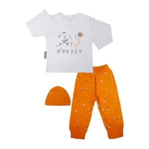 ست  3 تکه لباس نوزادی آدمک مدل موشک کد 110035