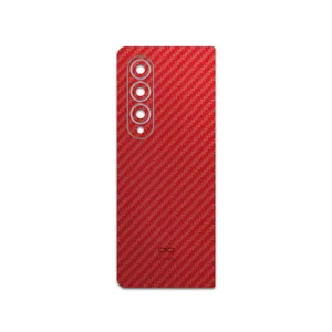 MAHOOT Red-Fiber Cover Sticker for Samsung Galaxy Z Fold4