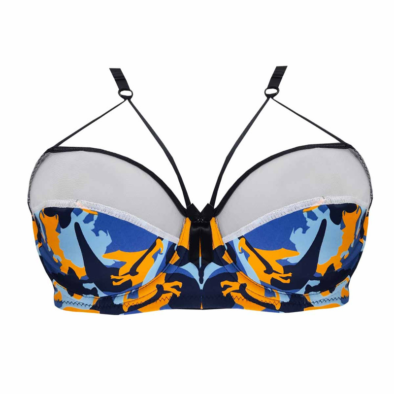 ست شورت و سوتین زنانه غوغا مدل کمان mn-0104