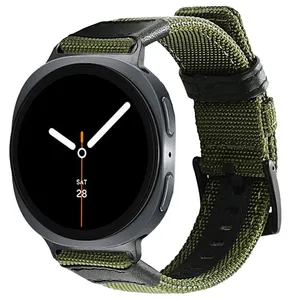 بند اسپریگ مدل Military Canv W8 مناسب برای ساعت هوشمند سامسونگ Galaxy Watch 8 40mm / 8 44mm / 8 Classic 46mm
