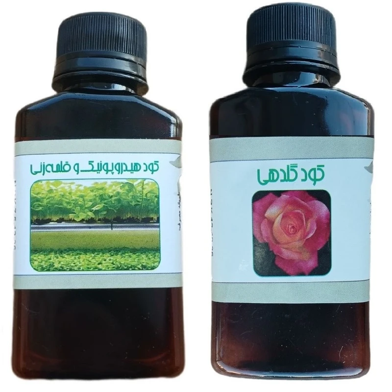 کود مایع قلمه و کود گلدهی مدل life drop حجم 110 میلی لیتر بسته 2 عددی