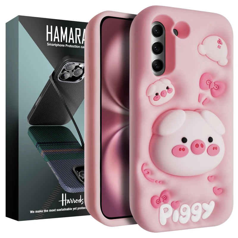 کاور هارودز مدل Piggy مناسب برای گوشی موبایل سامسونگ Galaxy S21 FE