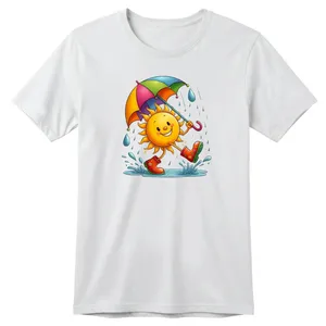 تی شرت آستین کوتاه بچگانه مدل خورشید کد 01