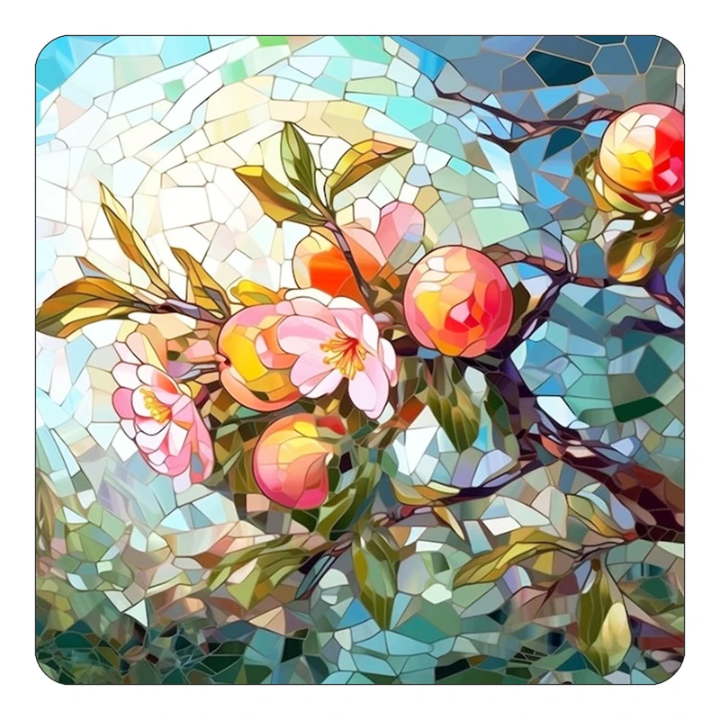 مگنت کاکتی طرح نقاشی رنگ روغن مدل mp73393